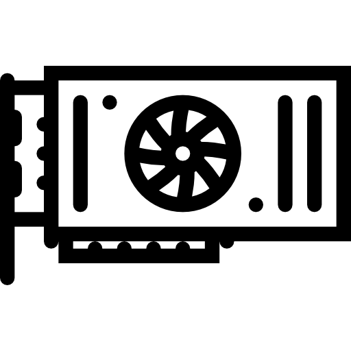 Video card Coloring Lineal icon