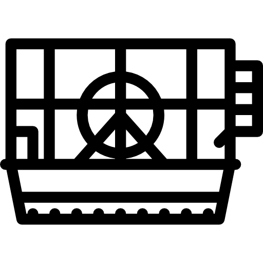 Cage Coloring Lineal icon