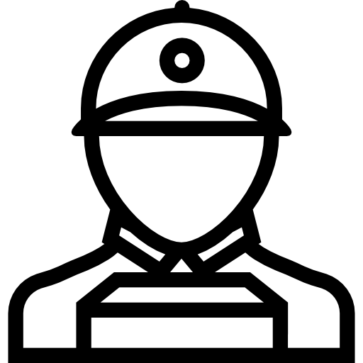 Courier Coloring Lineal icon