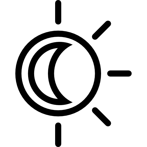 Eclipse Coloring Lineal icon