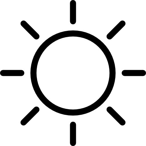 Sun Coloring Lineal icon