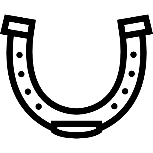 ferro di cavallo Coloring Lineal icona