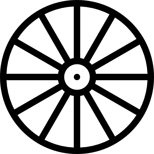 rueda Coloring Lineal icono
