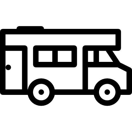 Camper Coloring Lineal icon