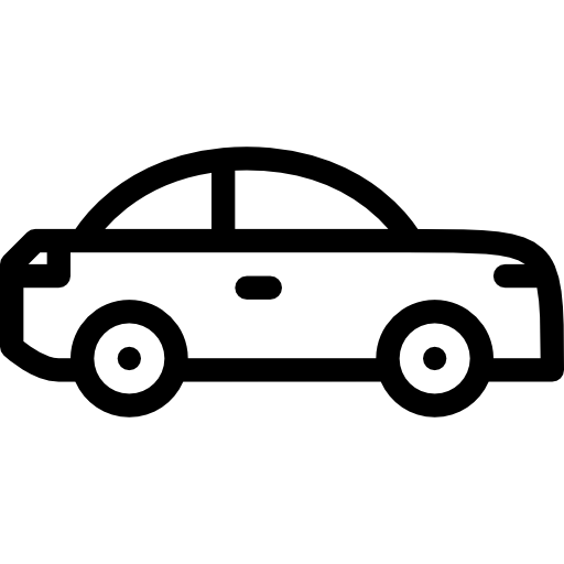 coche Coloring Lineal icono