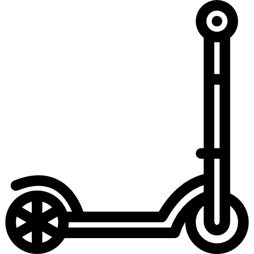 Scooter Coloring Lineal icon