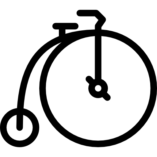 bicicleta Coloring Lineal Ícone