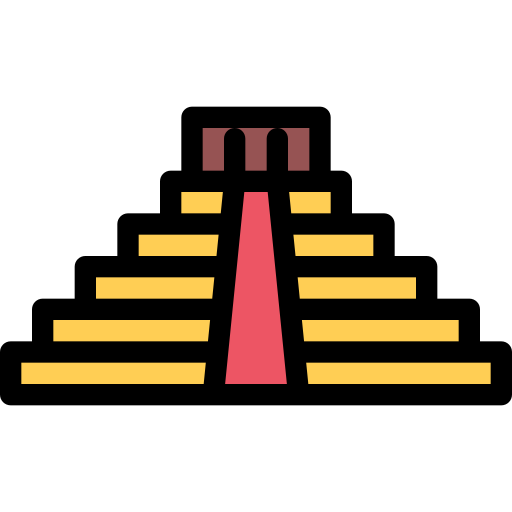 pirámide Coloring Color icono