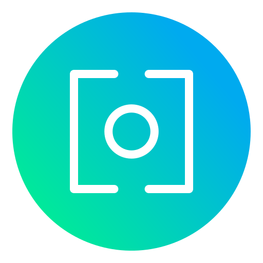 Lens Generic Flat Gradient icon