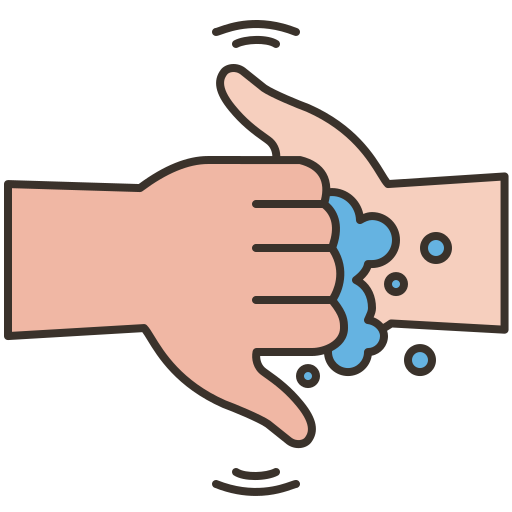 Hand washing Amethys Design Lineal Color icon