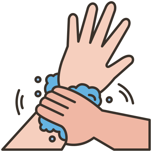 Hand washing Amethys Design Lineal Color icon