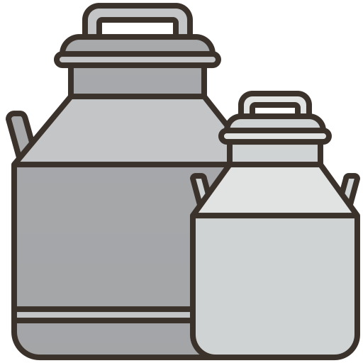 Milk bottle Amethys Design Lineal Color icon