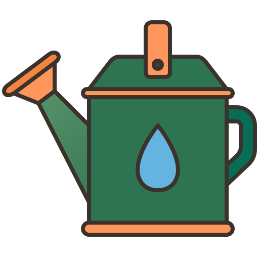 Watering can Amethys Design Lineal Color icon