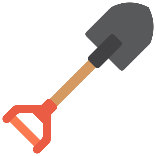 Shovel Amethys Design Flat icon