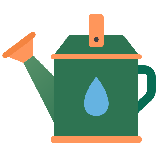 Watering can Amethys Design Flat icon