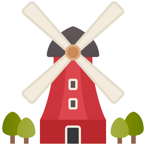 Windmill Amethys Design Flat icon