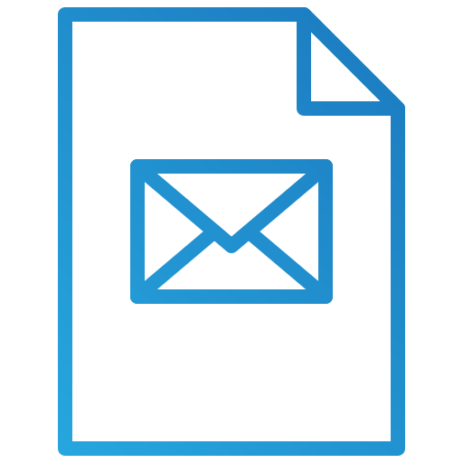 Mail Toempong Gradient icon