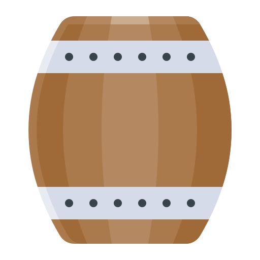 barril de vinho Generic Flat Ícone