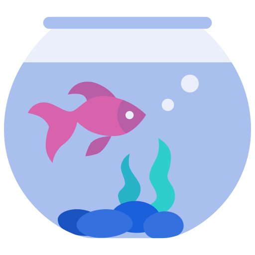 pesce rosso Kosonicon Flat icona