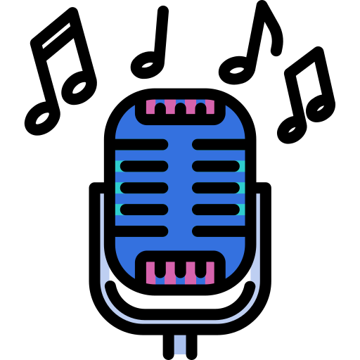 microfone Kosonicon Lineal color Ícone