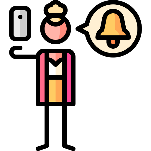 benachrichtigung Puppet Characters Lineal Color icon