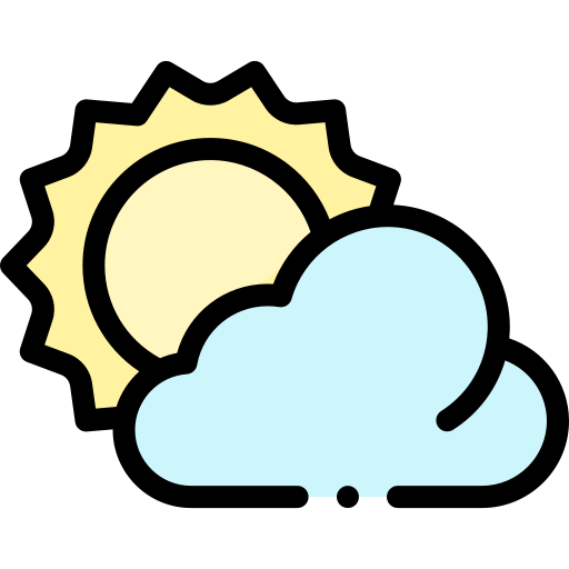 太陽 Detailed Rounded Lineal color icon