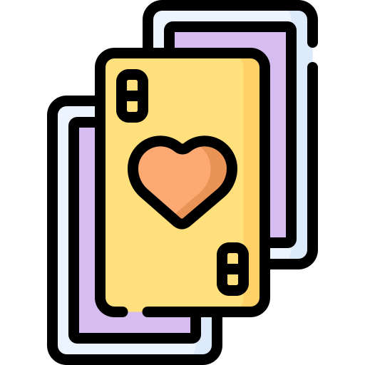 Poker cards Special Lineal color icon
