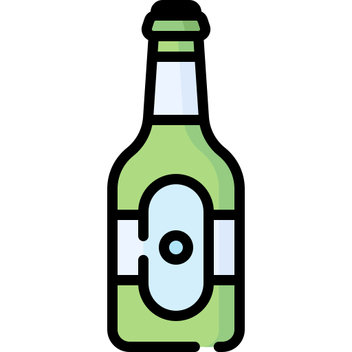 butelka piwa Special Lineal color ikona