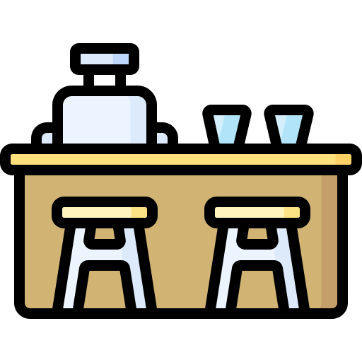 Bar counter Special Lineal color icon