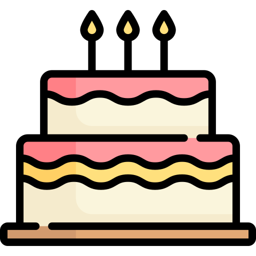 gâteau Special Lineal color Icône