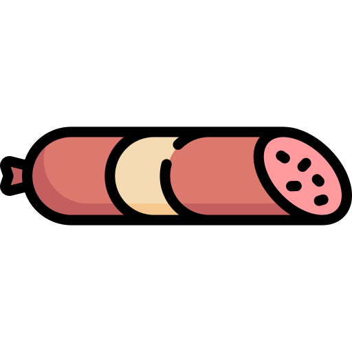 Sausage Special Lineal color icon