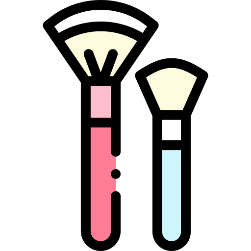 Brushes Detailed Rounded Lineal color icon