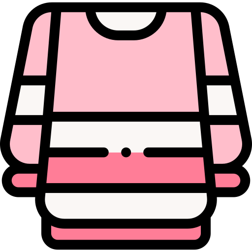 스웨터 Detailed Rounded Lineal color icon