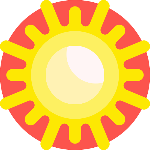 sol Detailed Flat Circular Flat Ícone