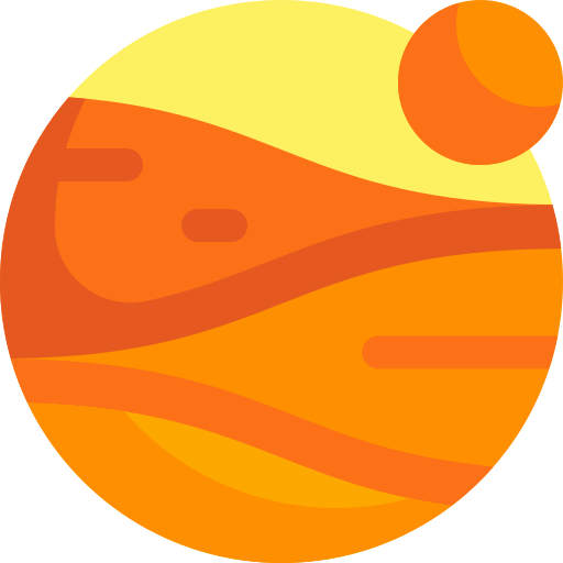 desierto Detailed Flat Circular Flat icono