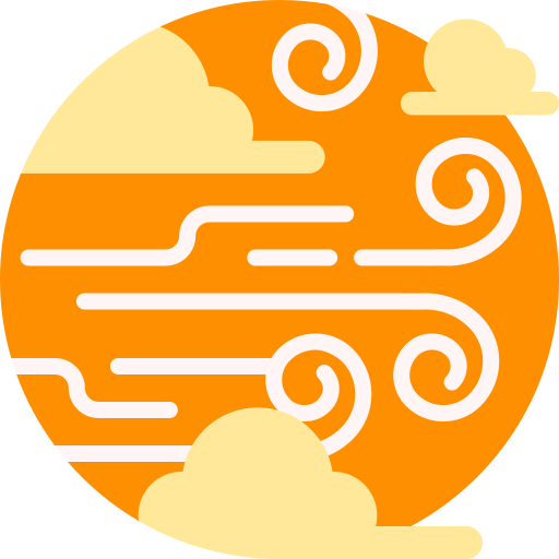 모래 폭풍 Detailed Flat Circular Flat icon