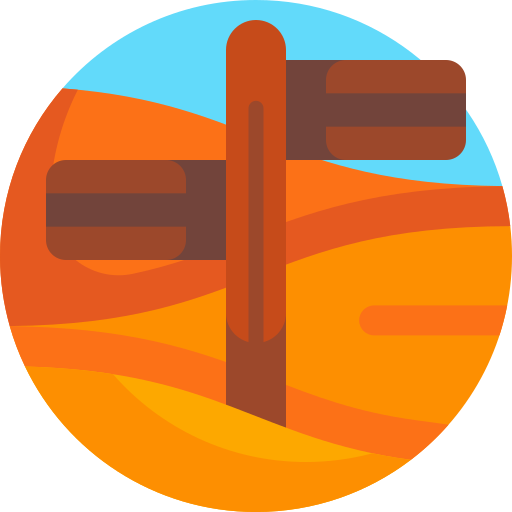 道標 Detailed Flat Circular Flat icon