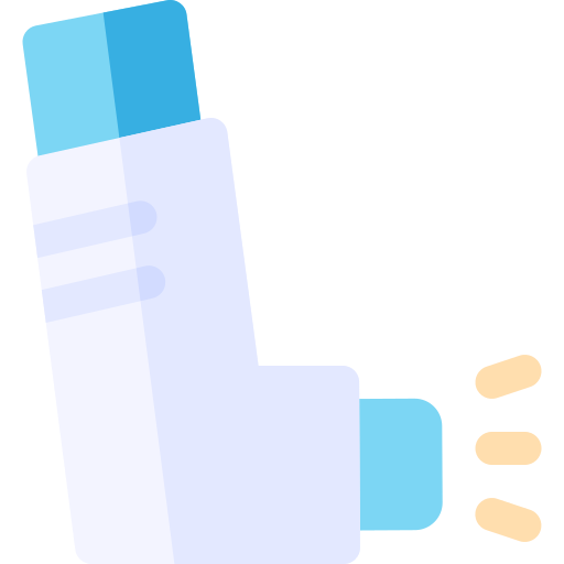 inhalator Basic Rounded Flat icoon