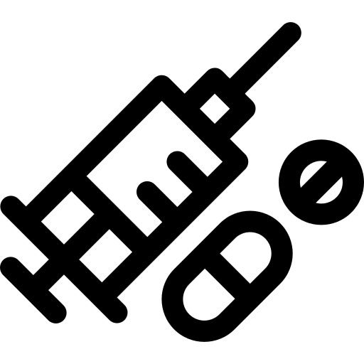 drogues Basic Rounded Lineal Icône