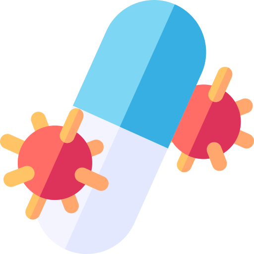 antybiotyk Basic Rounded Flat ikona