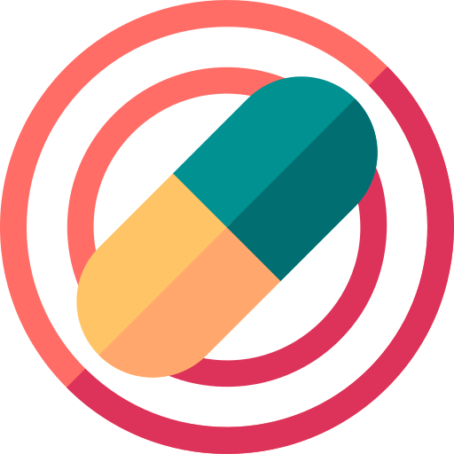 lek przeciwbólowy Basic Rounded Flat ikona