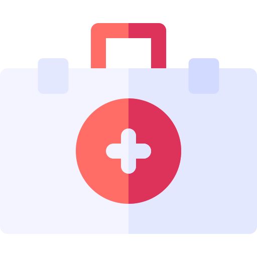 First aid kit Basic Rounded Flat icon