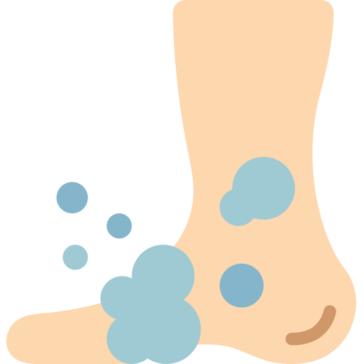 Foot Basic Miscellany Flat icon