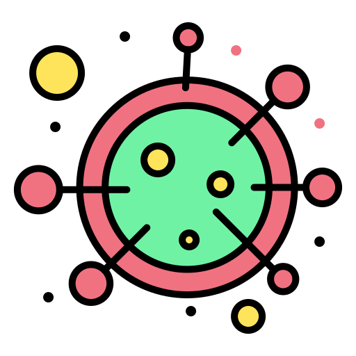 Coronavirus Flatart Icons Lineal Color icon