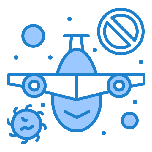 No flight Generic Blue icon