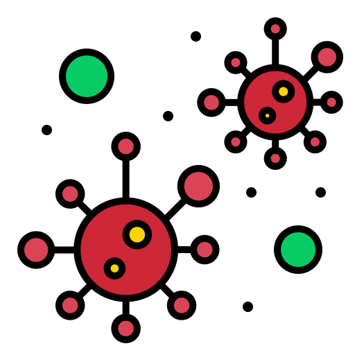 coronavirus Flatart Icons Lineal Color Icône