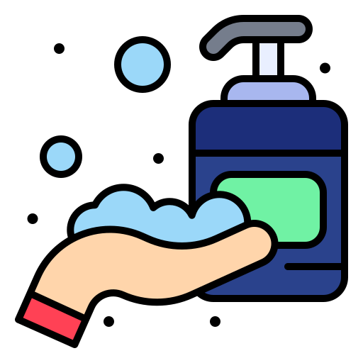 Мытье рук Flatart Icons Lineal Color иконка