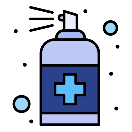 Cleaning spray Flatart Icons Lineal Color icon