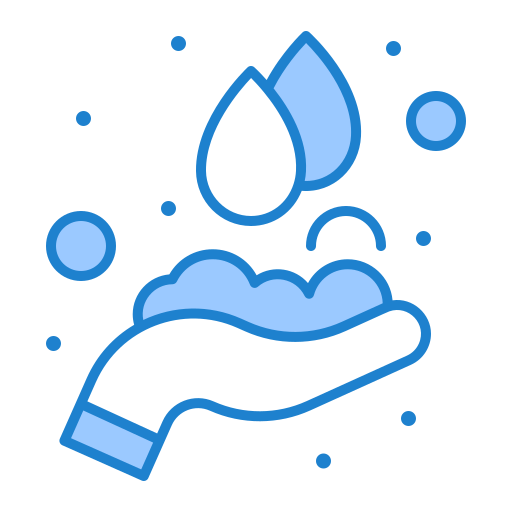 Hand washing Generic Blue icon