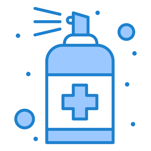 Cleaning spray Generic Blue icon